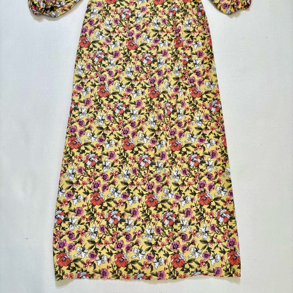 Inspired Hearts Boho feminine Long Sleeve Maxi Dress L - Picture 7 of 14